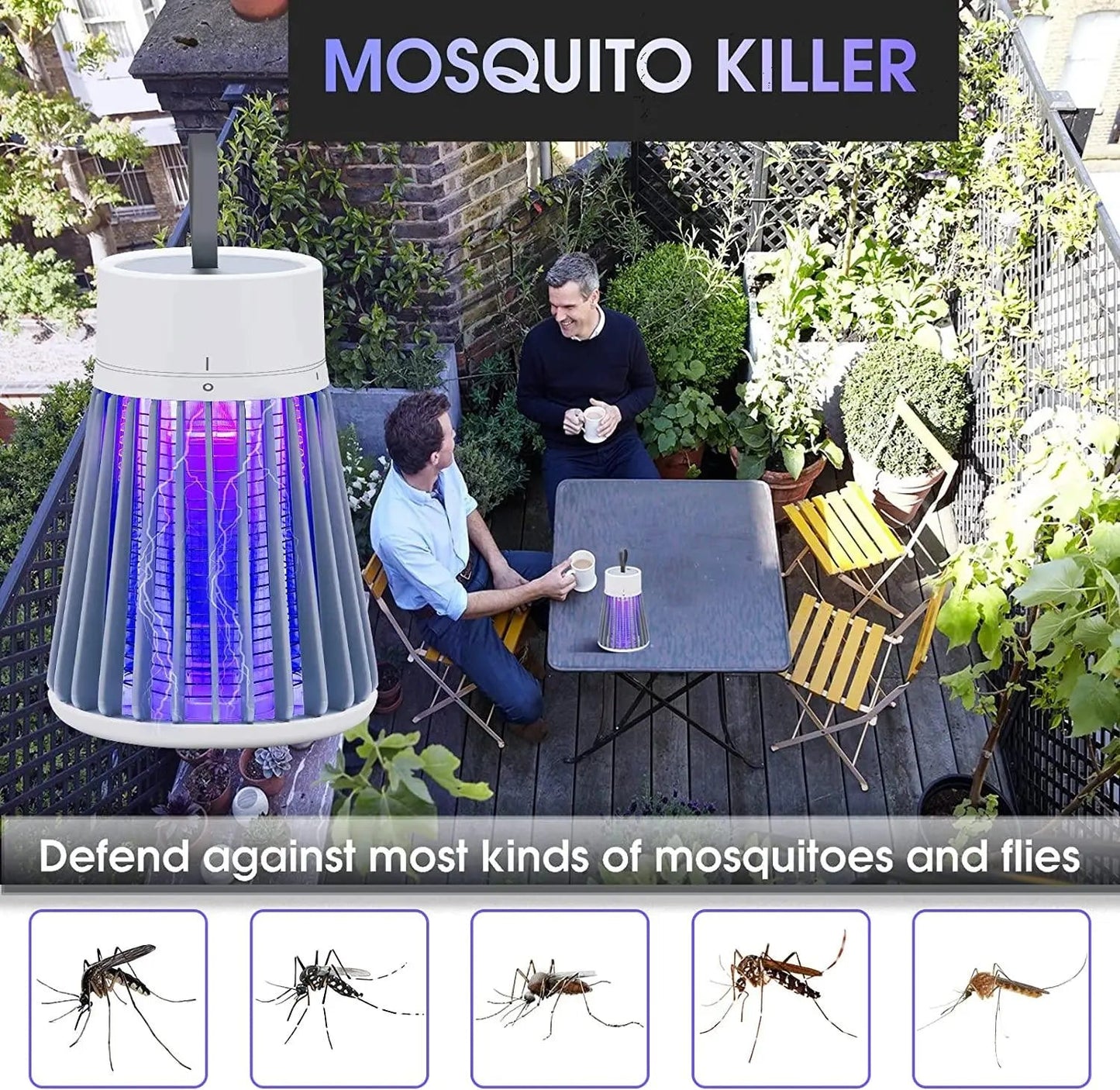 Aussies Premium Mosquito Zap - Fast & Effective Bug Zapper for Outdoor Protection