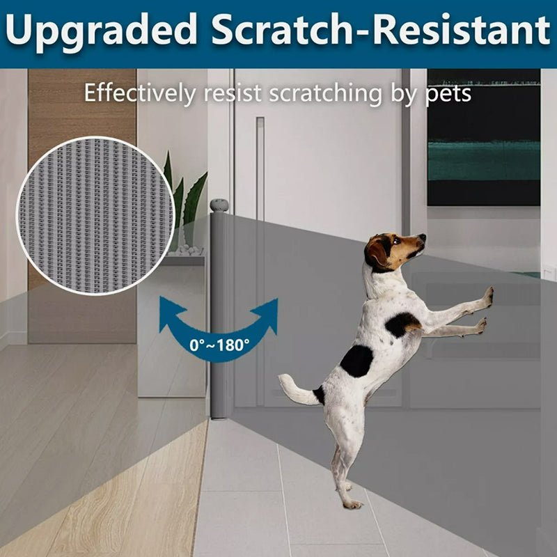 Aussies Premium Retractable Safety Gate - Extra Wide & Portable Mesh Gate