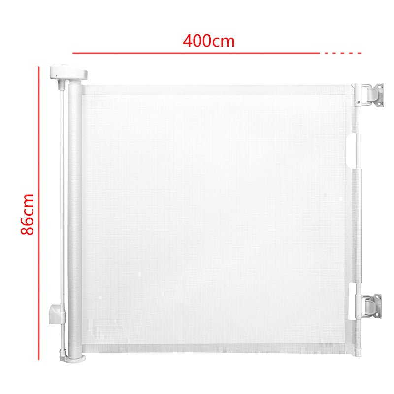 Aussies Premium Retractable Safety Gate - Extra Wide & Portable Mesh Gate