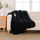 Cozy heated fleece blanket