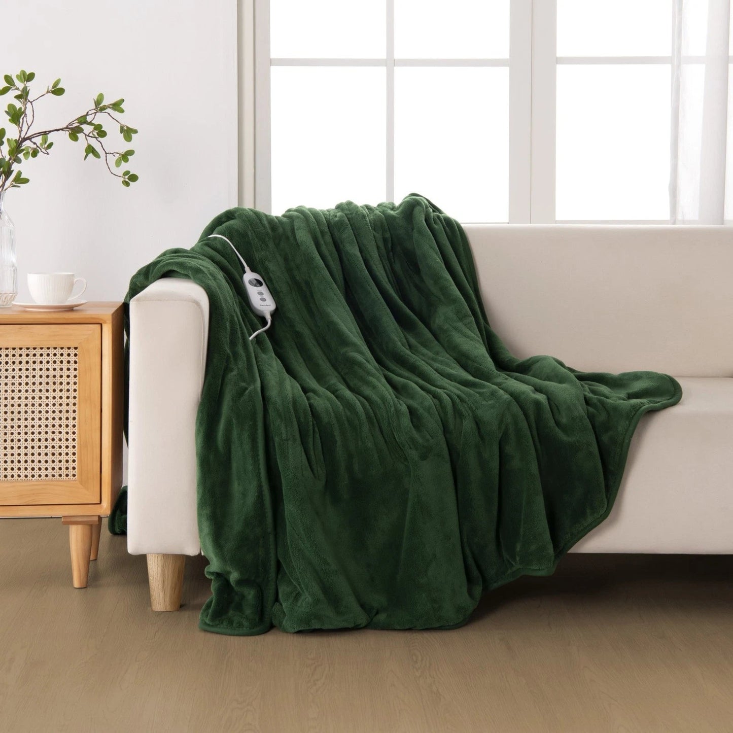 Coral fleece heated blanket Australia
