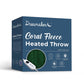 Energy-efficient heated throw