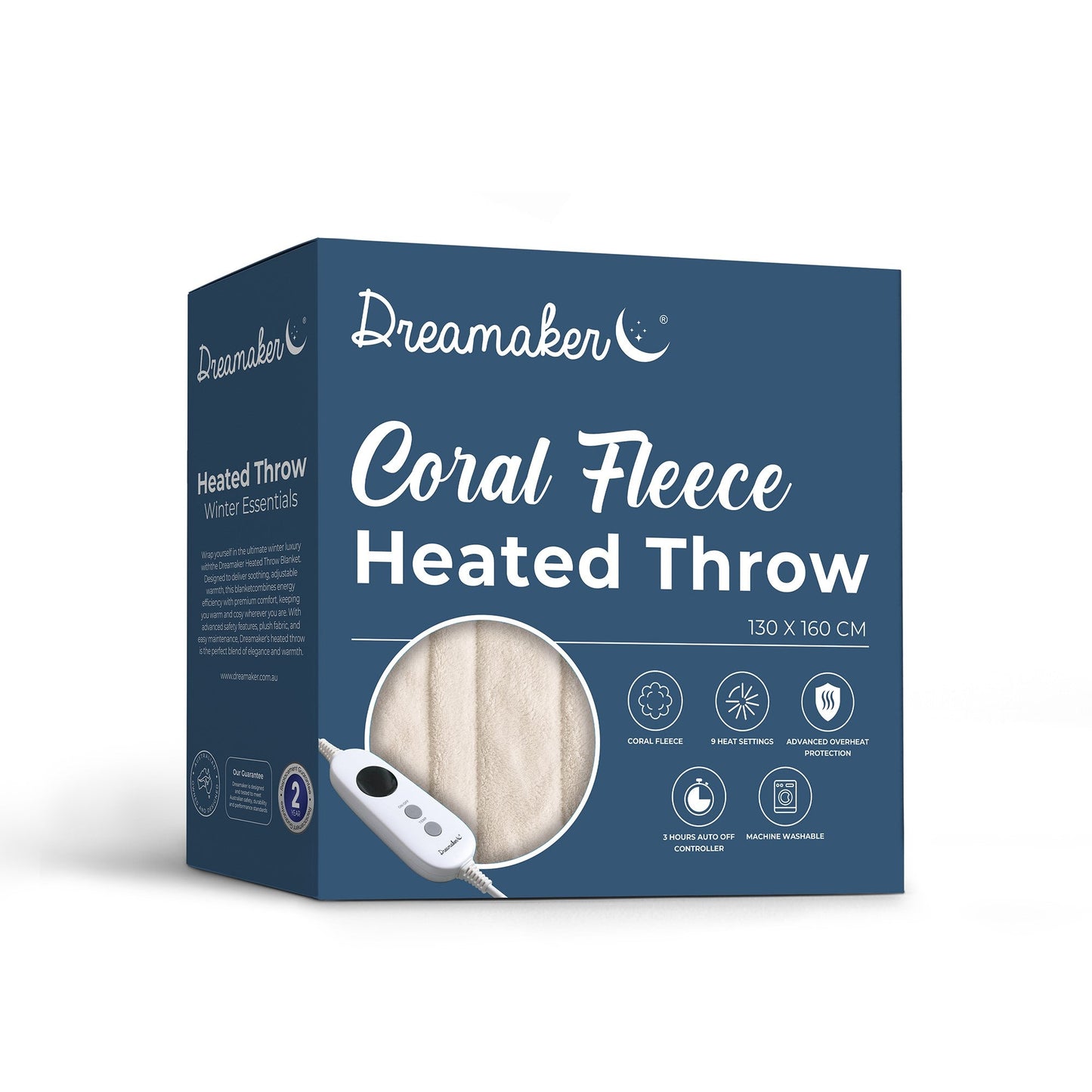Warm electric throw