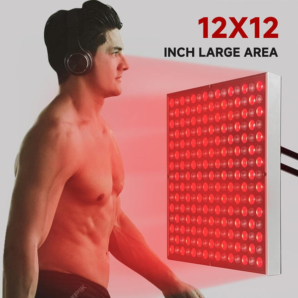 Red Wave Healing Therapy Lamp for Face & Body- Square 🔲
