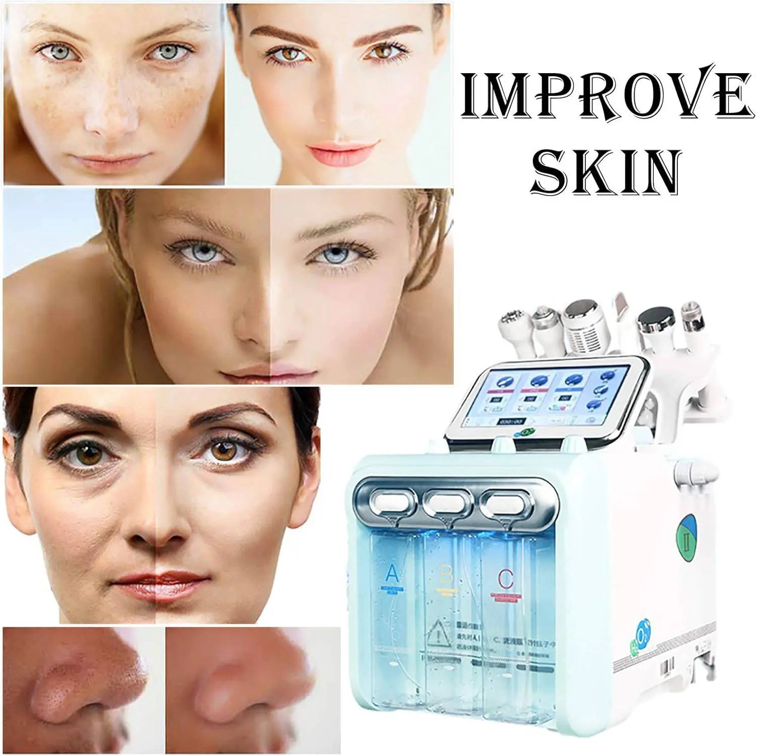 Hydro Dermabrasion Anti-Aging Facial Machine - Bio Healing™ Face Rejuvenator
