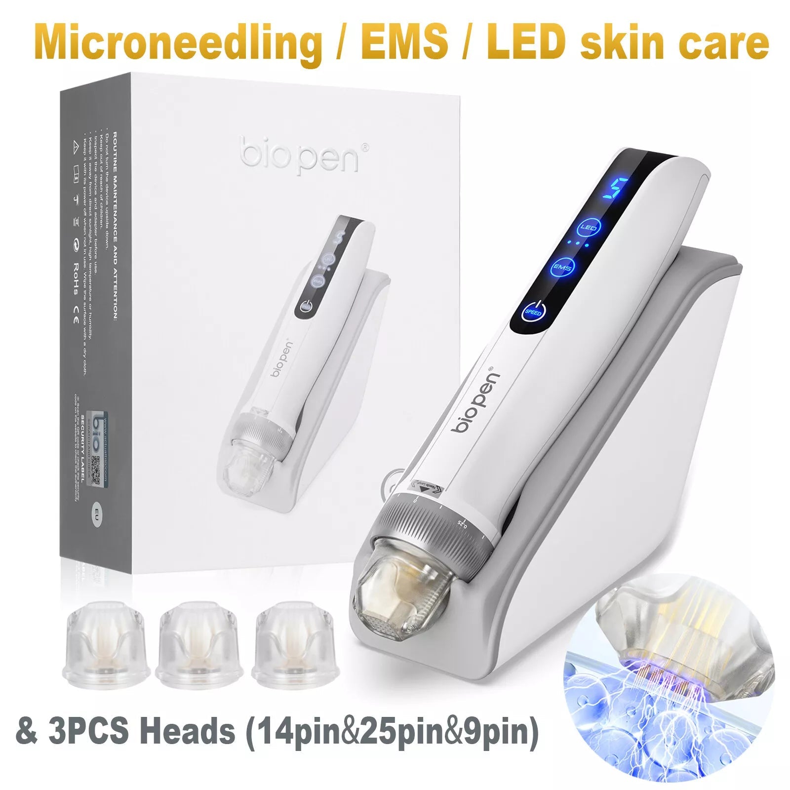 Bio-Healing Micro-Needling Device: Transform Your Skin.
