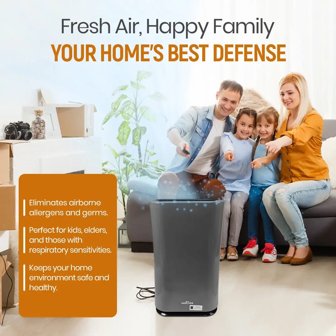 Powerful Bio Healing B02 Hepa 13 Air Purifier - Cleanse Your Air Instantly!