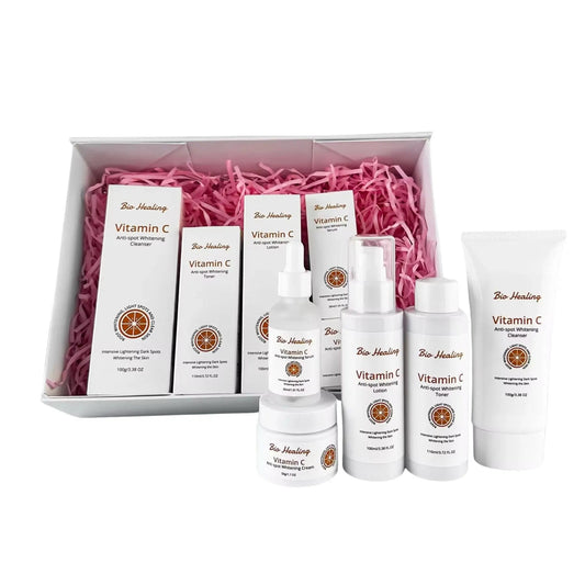 Say Goodbye to Dark Spots with Bio Healing VC Whitening Set!