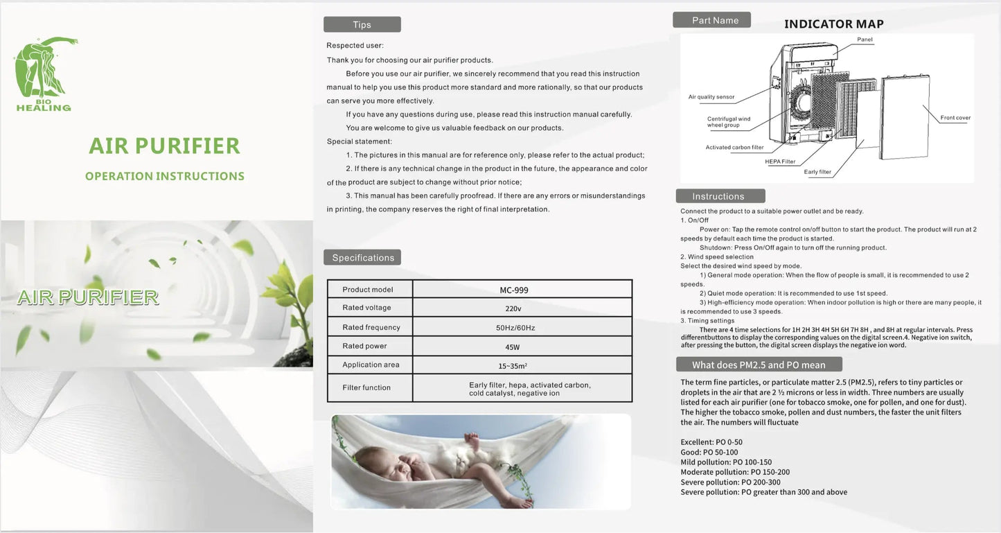 Biohealing Air Purifier ™ - aussie - deals4uaussie - deals4u