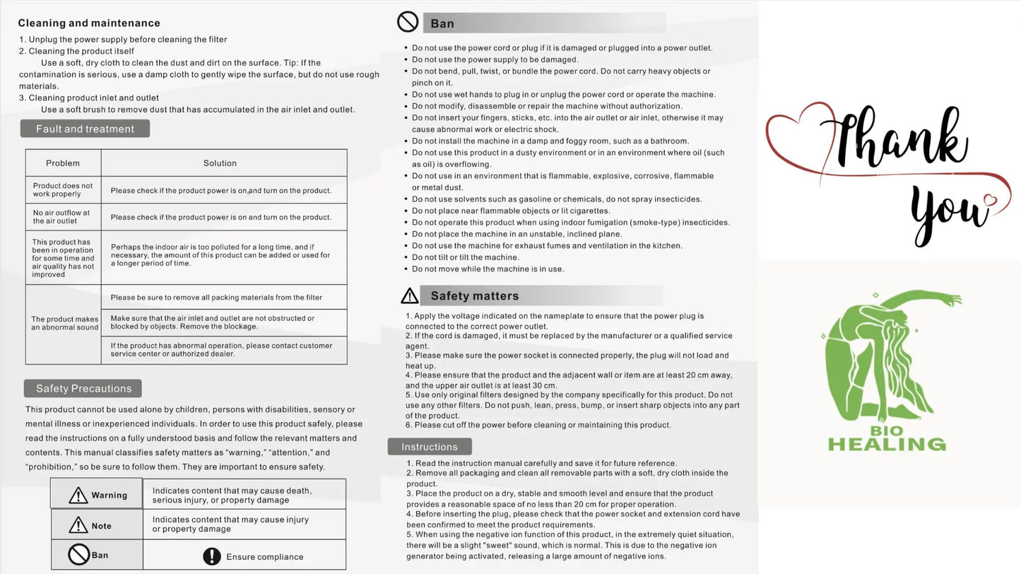 Biohealing Air Purifier ™ - aussie - deals4uaussie - deals4u