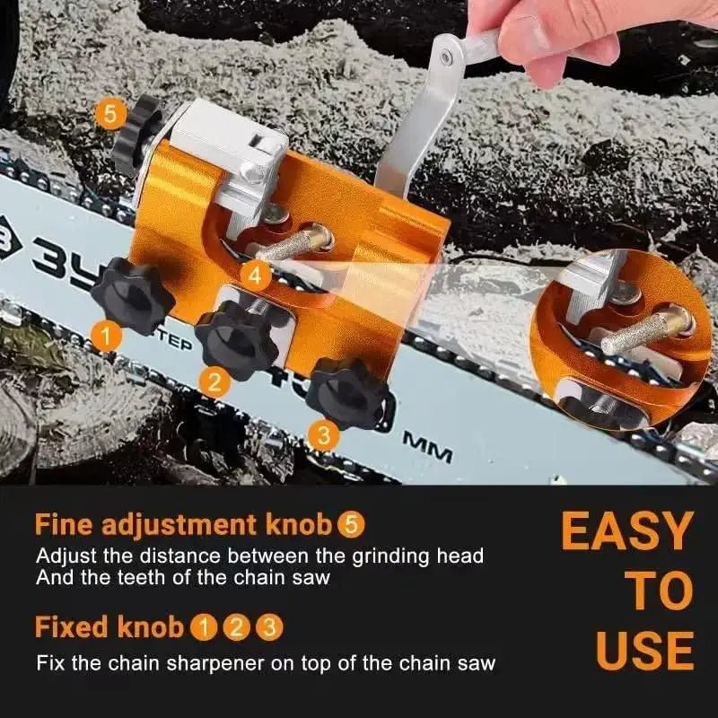 Electric Chainsaw Sharpener Jigs – Easy & Portable Tool for Sharpening Chain Saws
