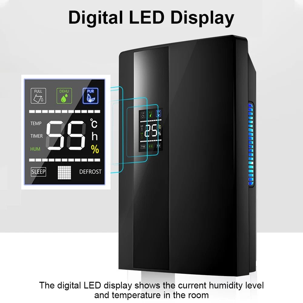 2.2L Portable Dehumidifier & Purifier