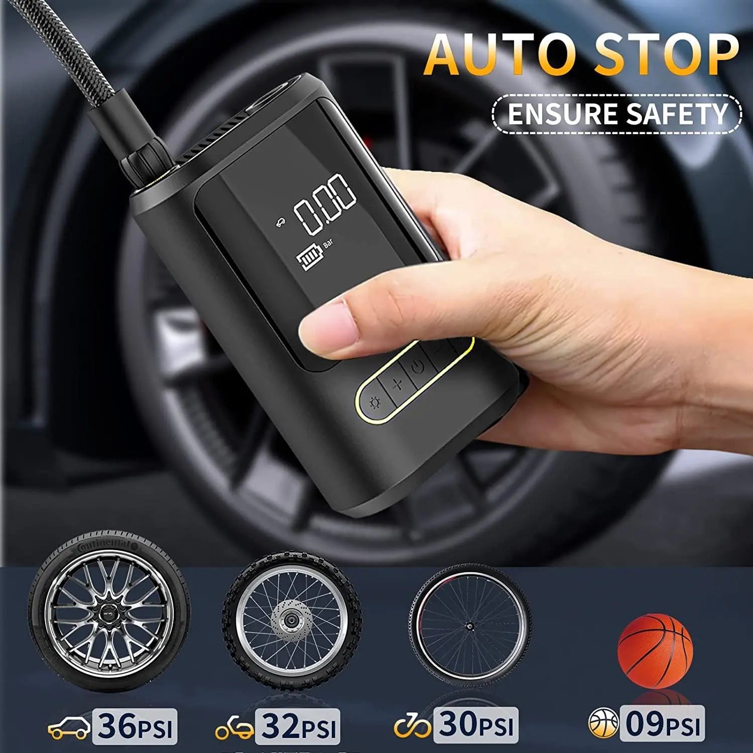 Electric Tyre Inflator - aussie - deals4uaussie - deals4u