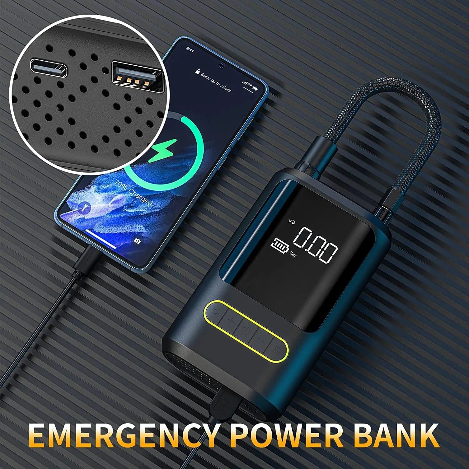 Electric Tyre Inflator - aussie - deals4uaussie - deals4u