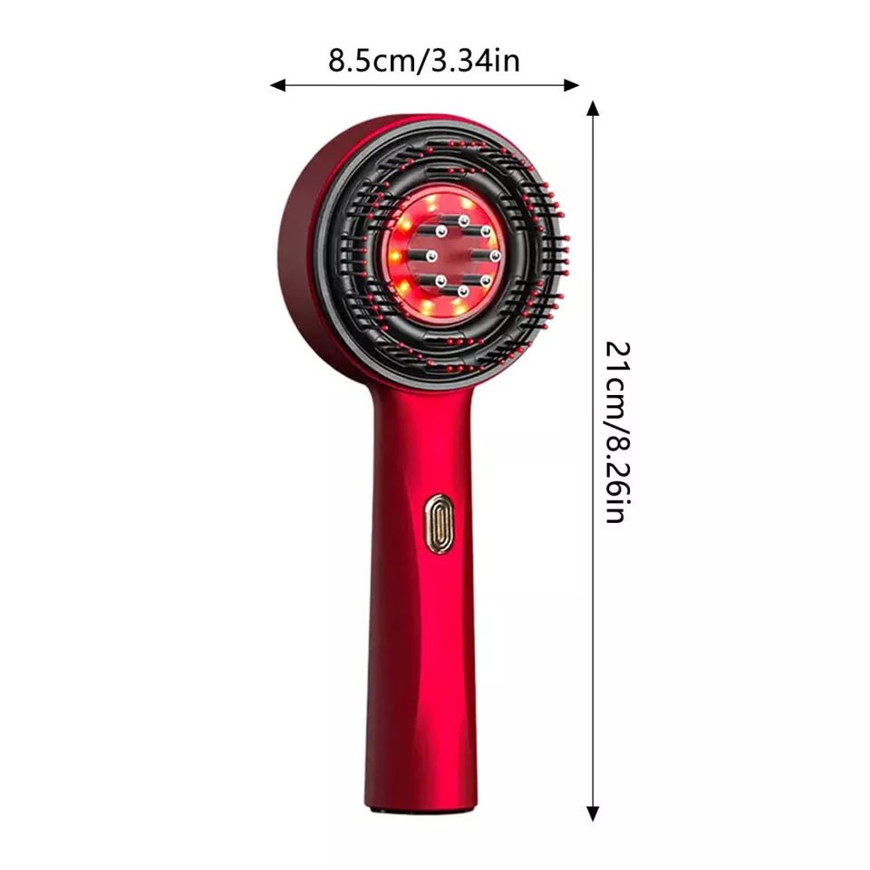Boost Hair Growth: Red Light Therapy Comb with Scalp Massage