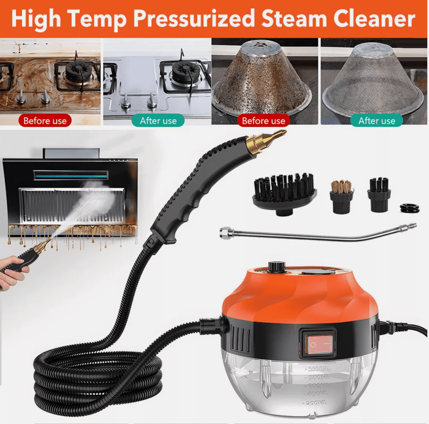 Ultimate High Temp Steam Pressure Cleaner - Powerful & Efficient Cleaning Machine