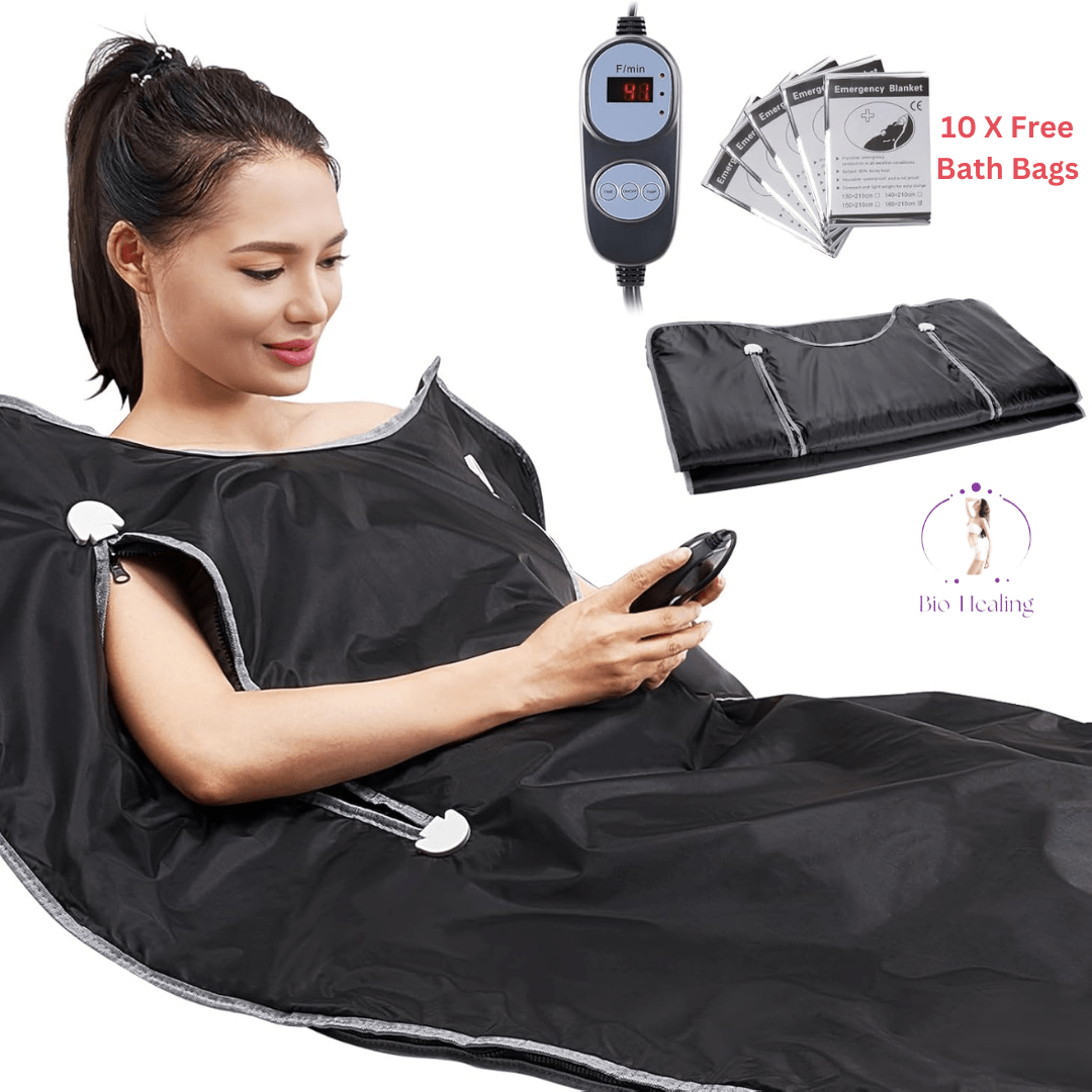 Bio Healing Far Infrared Sauna Blanket: Detox & Relax in Minutes - Ultimate Health Booster!