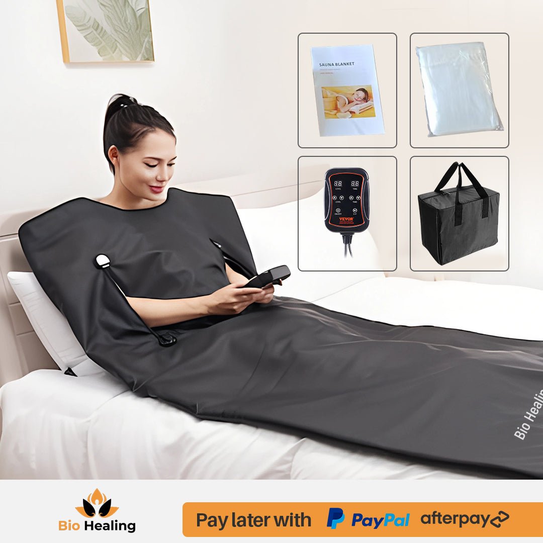 Bio Healing Far Infrared Sauna Blanket: Detox & Relax in Minutes - Ultimate Health Booster!