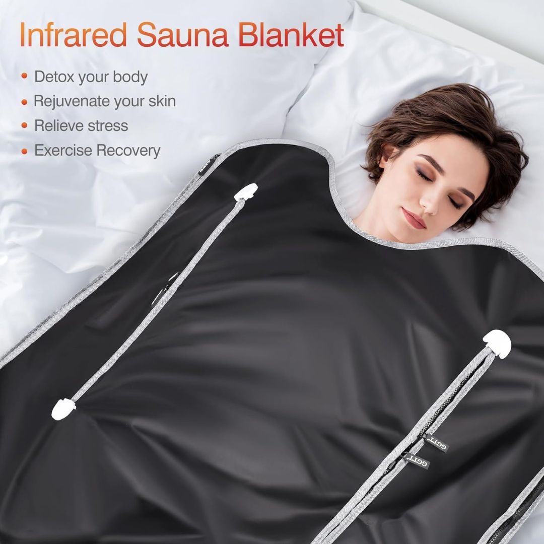 Bio Healing Far Infrared Sauna Blanket: Detox & Relax in Minutes - Ultimate Health Booster!