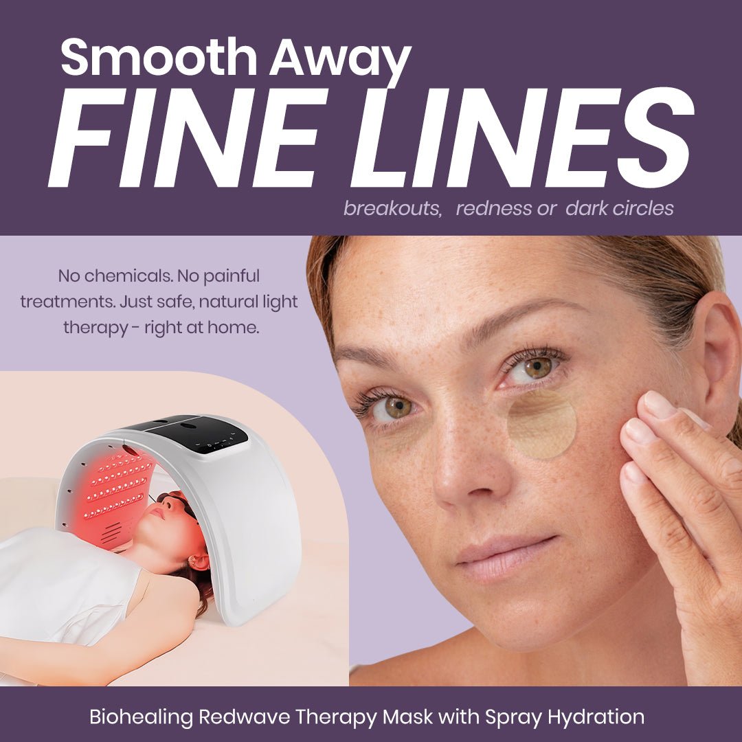 Ultimate LED Face Mask with Spray Hydration - 7 Color Modes for Glowing Skin!