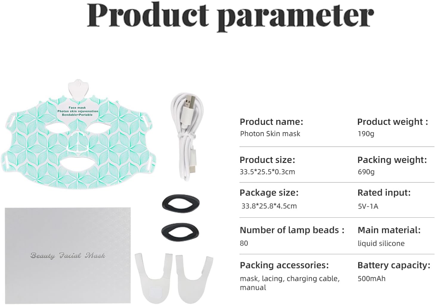 LED Anti Wrinkle Facial Rejuvenation Mask - Skin Therapy for Youthful Glow!