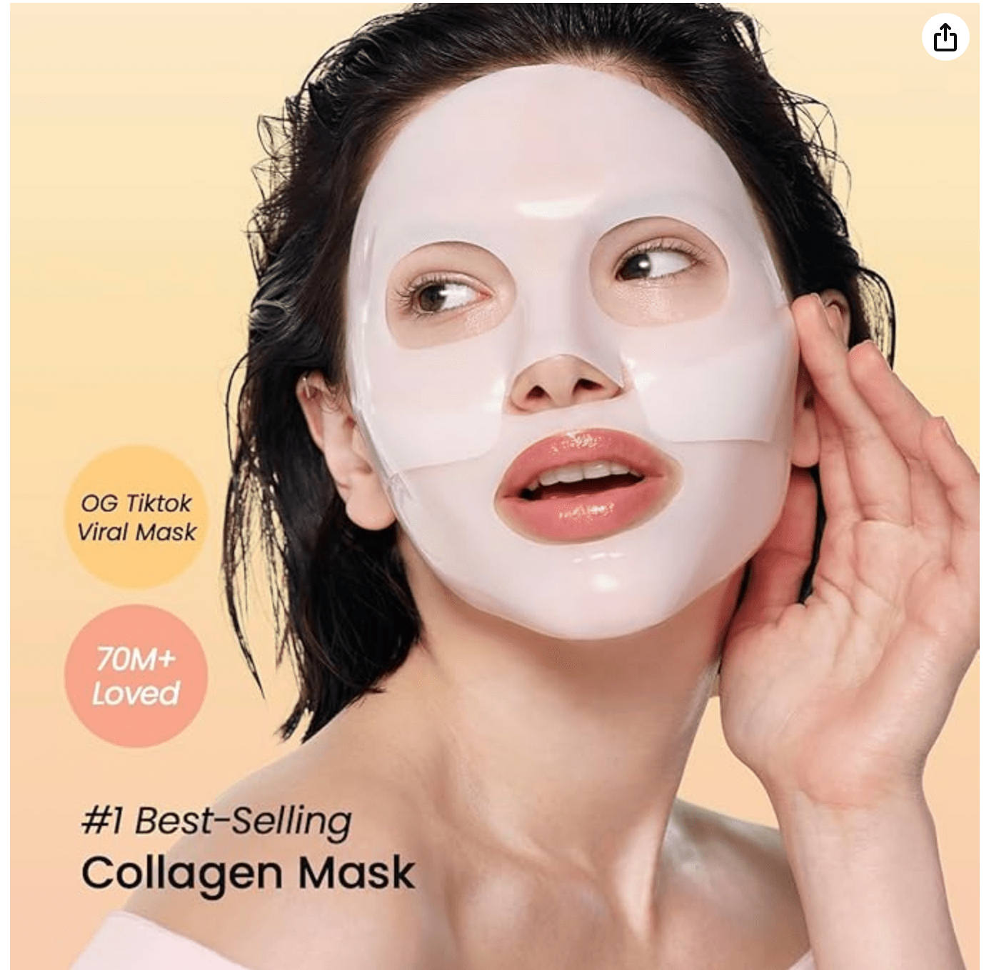 collagen mask for glowing skin