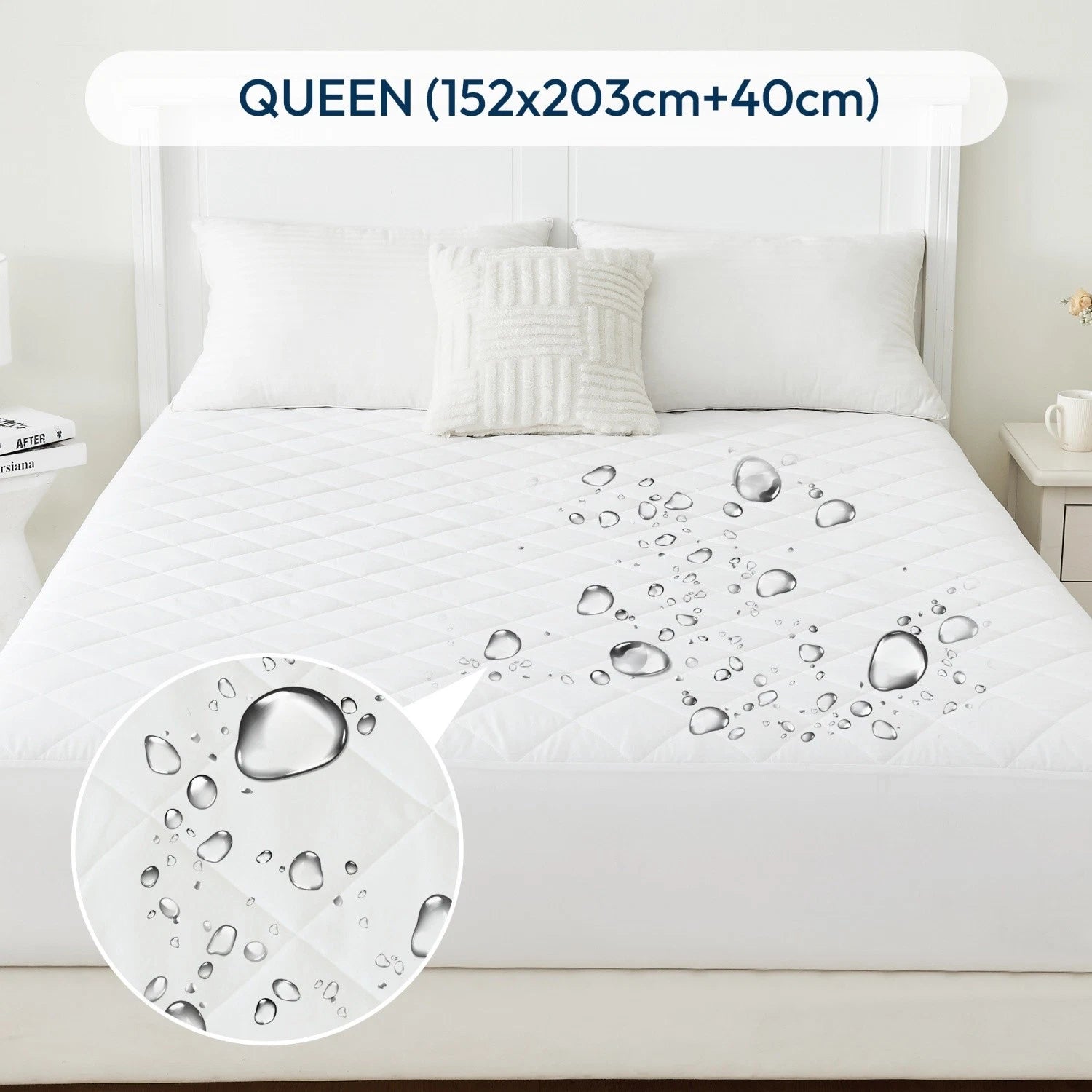 Quilted Waterproof Mattress Protector Cover