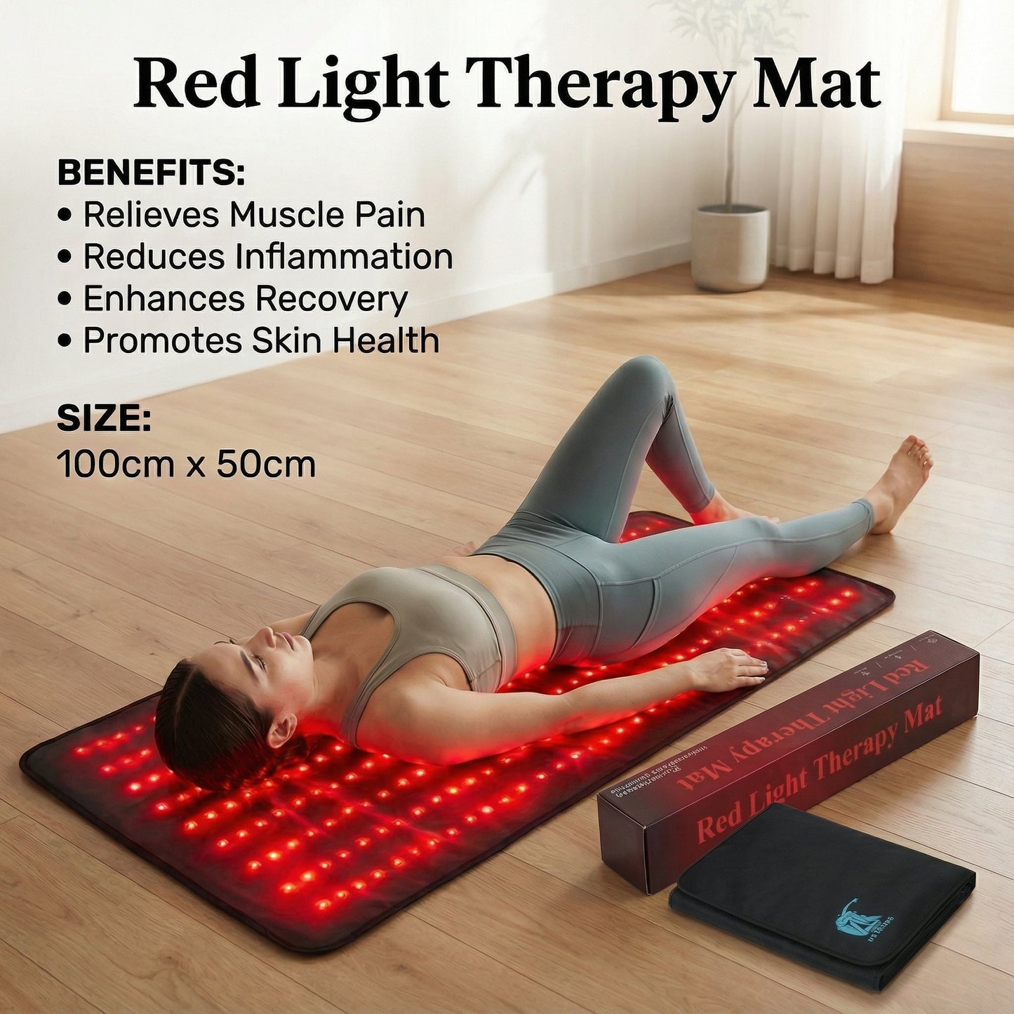 Red Light Therapy Large Mat 50 x 100cm - aussie - deals4u