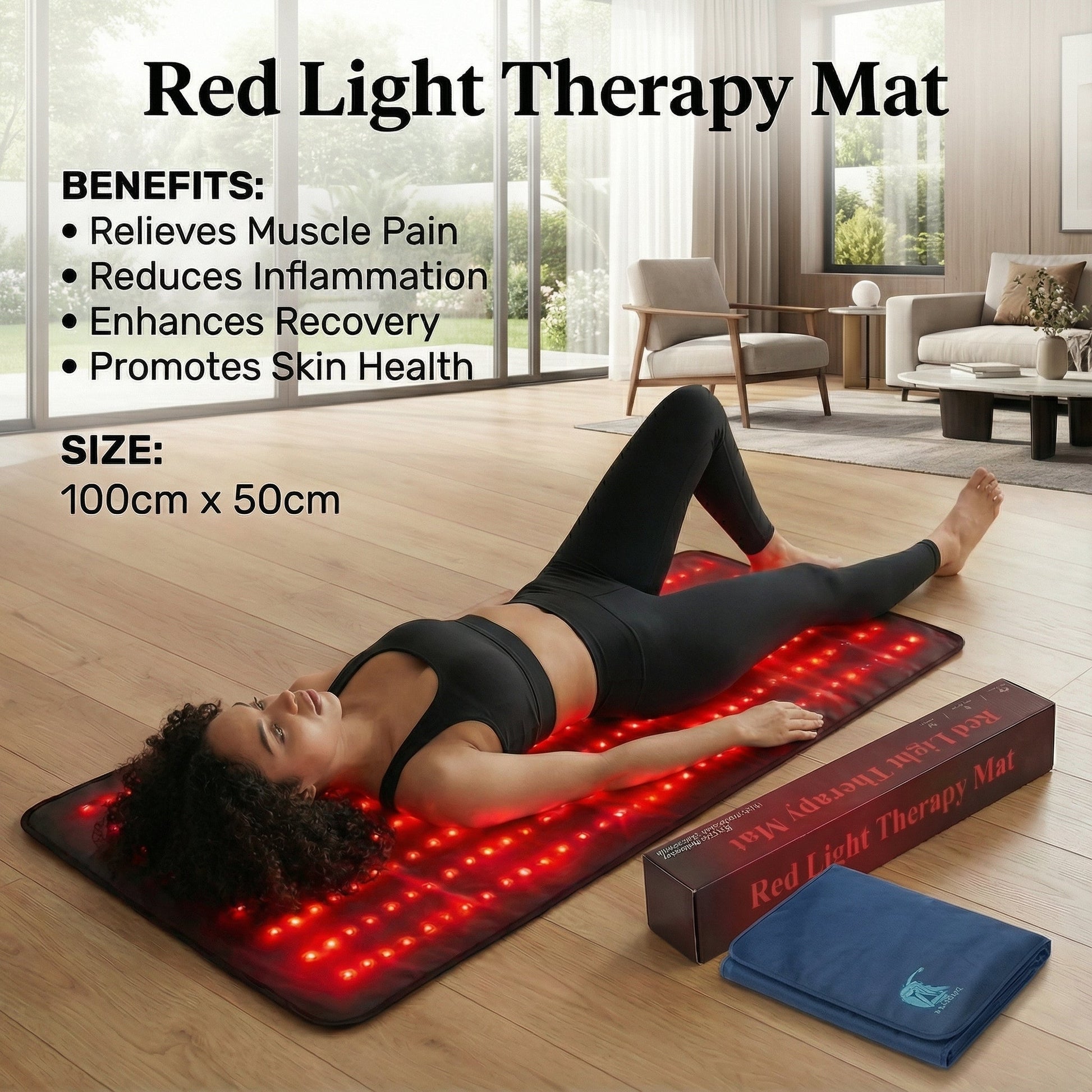 Red Light Therapy Large Mat 50 x 100cm - aussie - deals4u