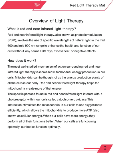 Red Light Therapy Large Mat 50 x 100cm - aussie - deals4u