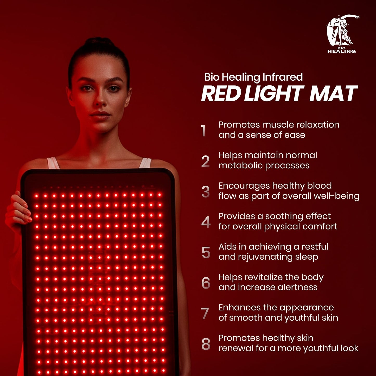 Red Light Therapy Large Mat 50 x 100cm - aussie - deals4u