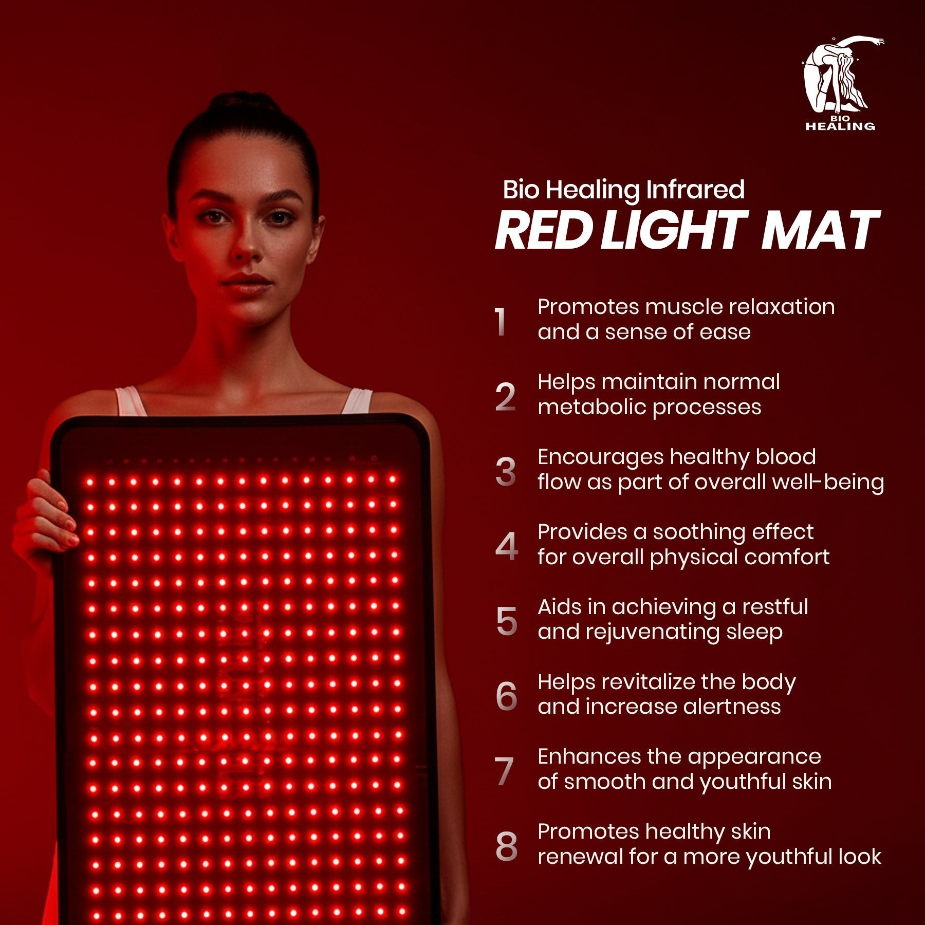 Red Light Therapy Large Mat 50 x 100cm - aussie - deals4u