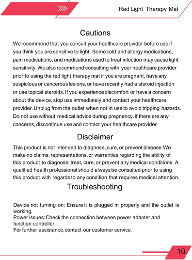 Red Light Therapy Large Mat 50 x 100cm - aussie - deals4u