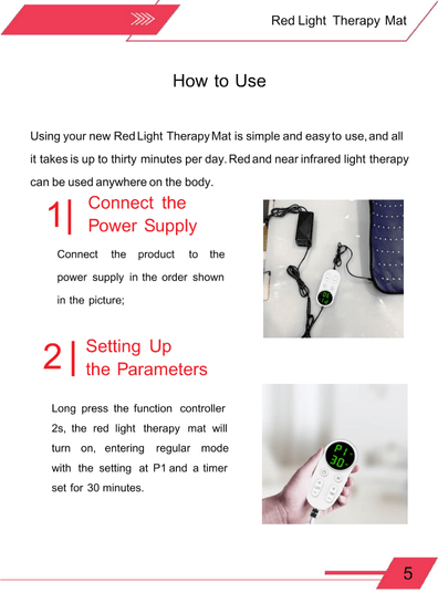 Red Light Therapy Large Mat 50 x 100cm - aussie - deals4u