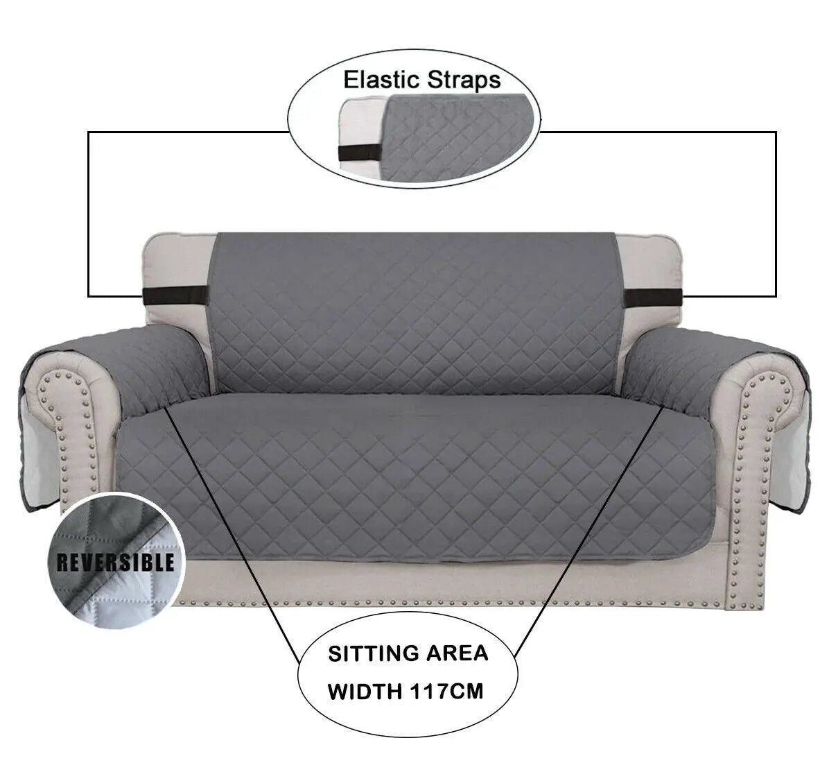 Reversible Sofa Slipcover Protector - aussie - deals4uaussie - deals4u