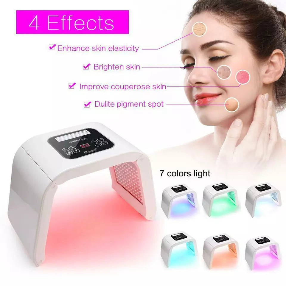 BioHealing 7-Color LED Light Therapy Facial Mask - aussie-deals4u