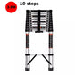 Extendable Telescopic Aluminium Ladder for Easy Reach - Extendable Step Allows for Safe Height