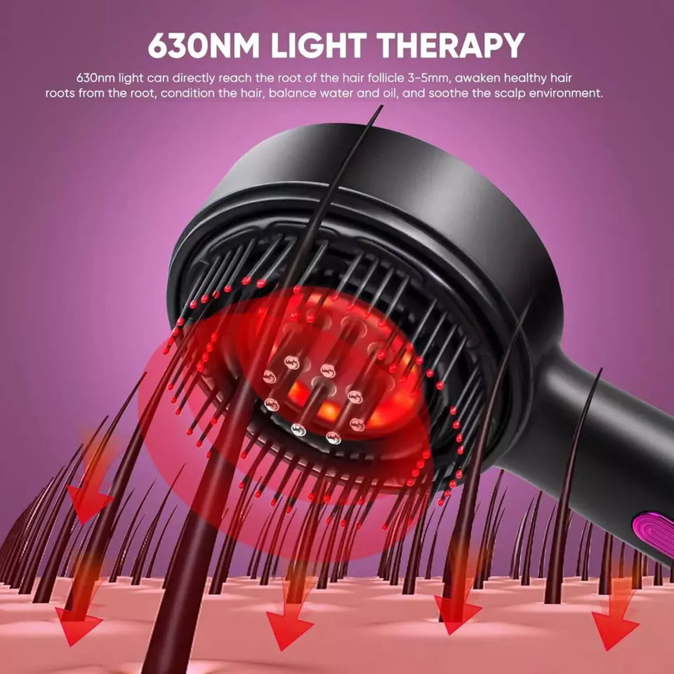 Hair Growth Comb with Red Light Therapy & Scalp Massage - aussie-deals4u