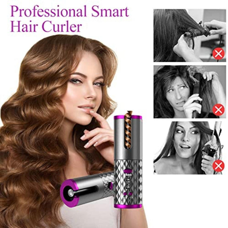 PROFESSIONAL SMART AUTO HAIR CURLER - aussie-deals4u