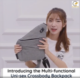2022 Fashion Denim High Quality Multi-functional Crossbody Backpack